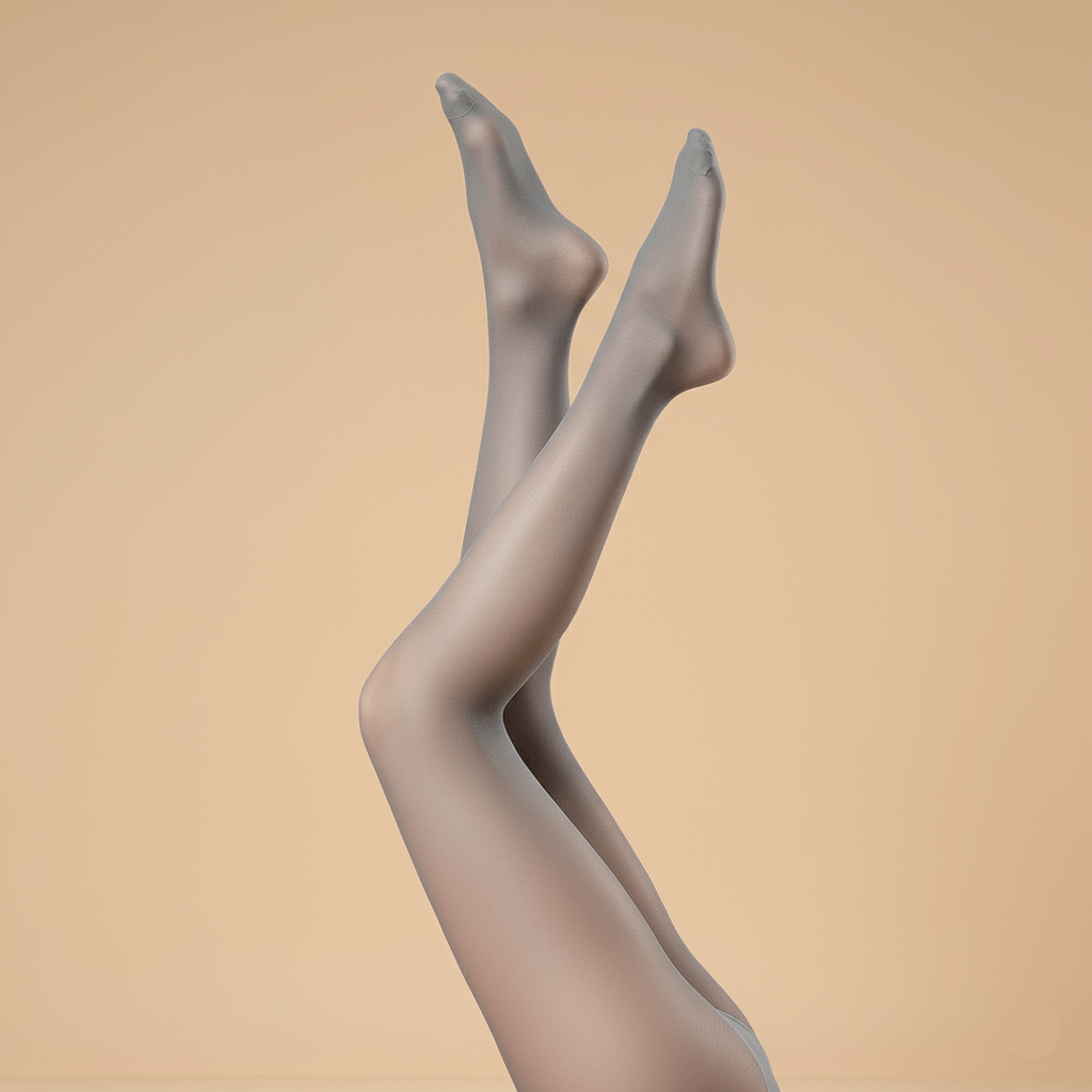 Collant polaire transparent gris femme effet voile - Everweather